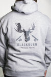 Hoodies gris - Blackburn chasse & pêche - Homme