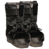 Bottes en fourrure de loup marin noir