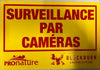 Affiche surveillance par caméras
