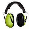 Protecteur auditif 21 dB noir/chartreuse